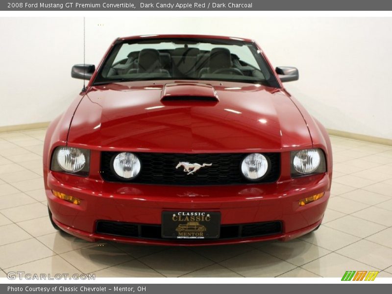 Dark Candy Apple Red / Dark Charcoal 2008 Ford Mustang GT Premium Convertible