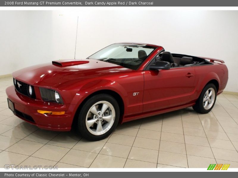  2008 Mustang GT Premium Convertible Dark Candy Apple Red