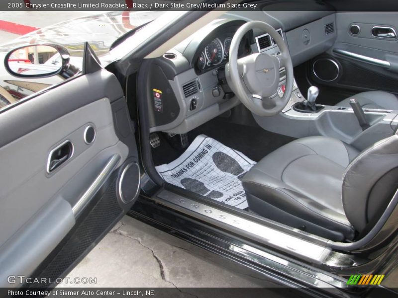 Black / Dark Slate Grey/Medium Slate Grey 2005 Chrysler Crossfire Limited Roadster