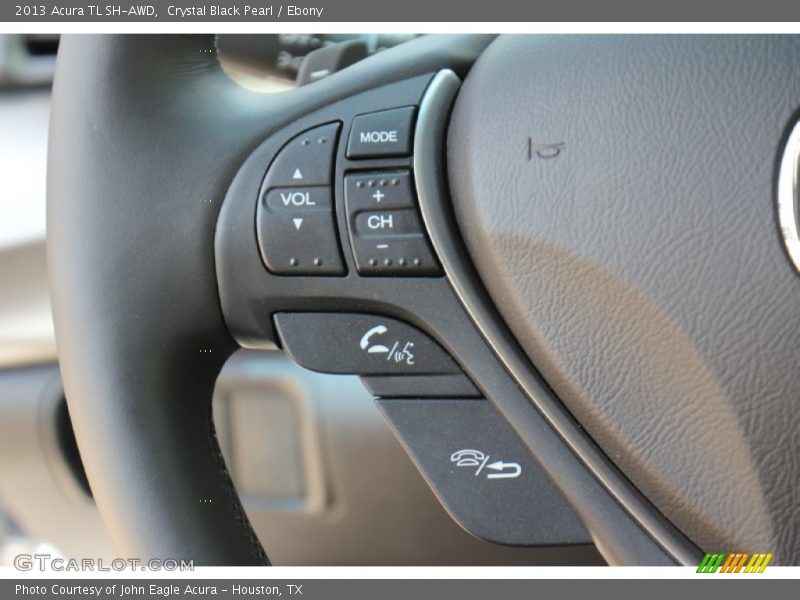 Crystal Black Pearl / Ebony 2013 Acura TL SH-AWD