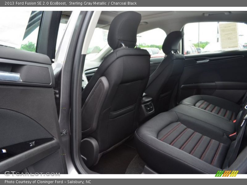 Sterling Gray Metallic / Charcoal Black 2013 Ford Fusion SE 2.0 EcoBoost