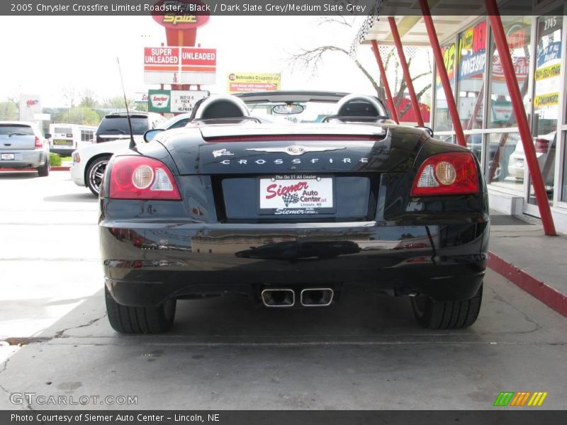 Black / Dark Slate Grey/Medium Slate Grey 2005 Chrysler Crossfire Limited Roadster