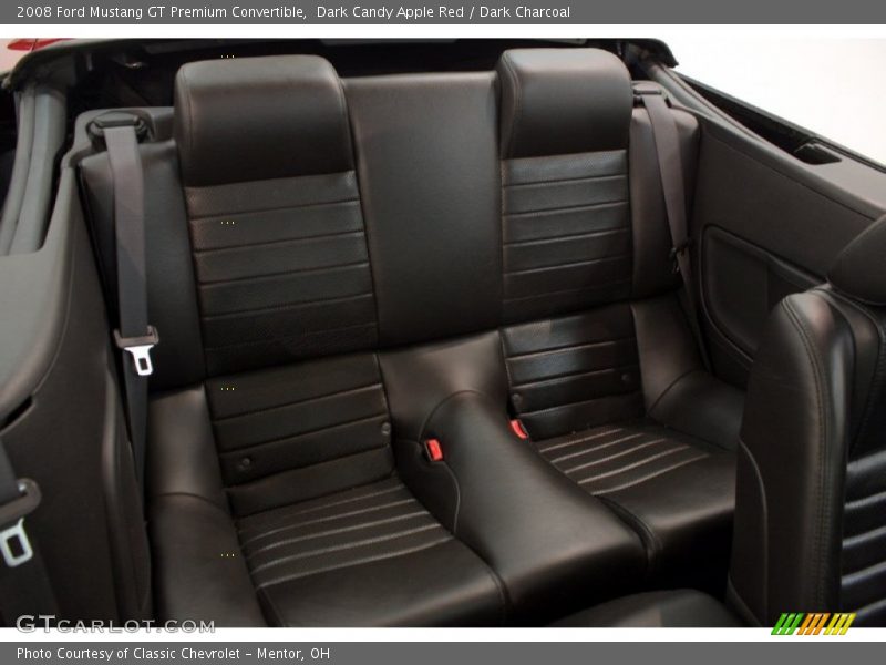 Rear Seat of 2008 Mustang GT Premium Convertible