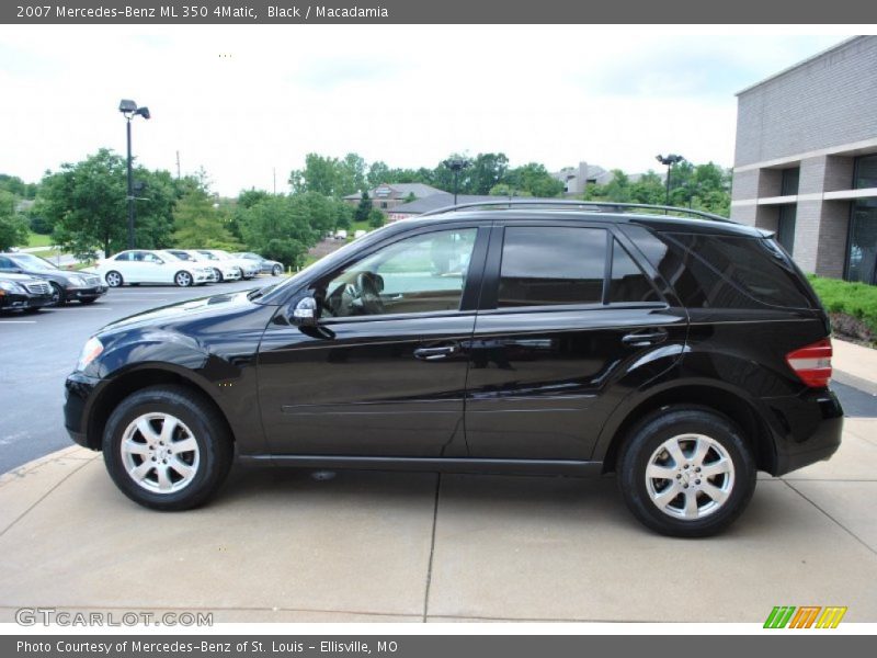 Black / Macadamia 2007 Mercedes-Benz ML 350 4Matic