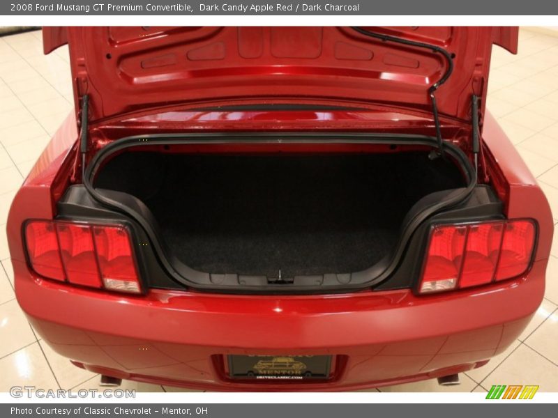 Dark Candy Apple Red / Dark Charcoal 2008 Ford Mustang GT Premium Convertible