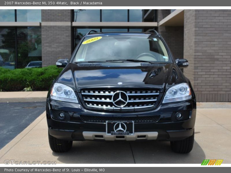 Black / Macadamia 2007 Mercedes-Benz ML 350 4Matic