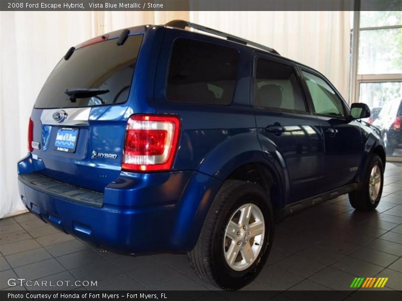 Vista Blue Metallic / Stone 2008 Ford Escape Hybrid