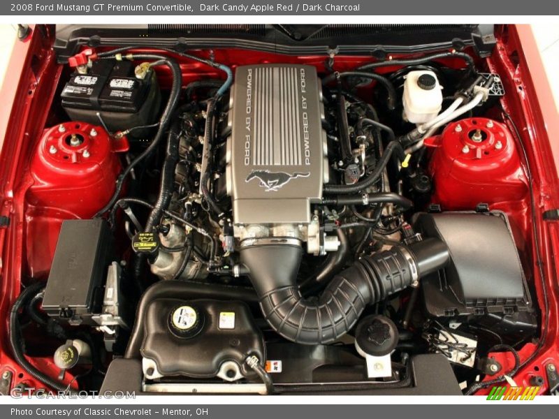  2008 Mustang GT Premium Convertible Engine - 4.6 Liter SOHC 24-Valve VVT V8