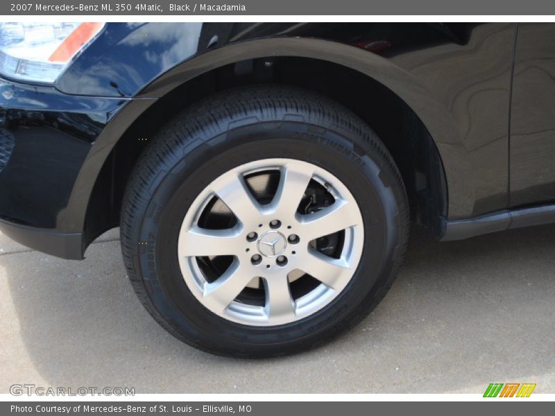 Black / Macadamia 2007 Mercedes-Benz ML 350 4Matic