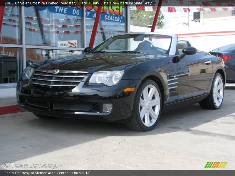 Black / Dark Slate Grey/Medium Slate Grey 2005 Chrysler Crossfire Limited Roadster