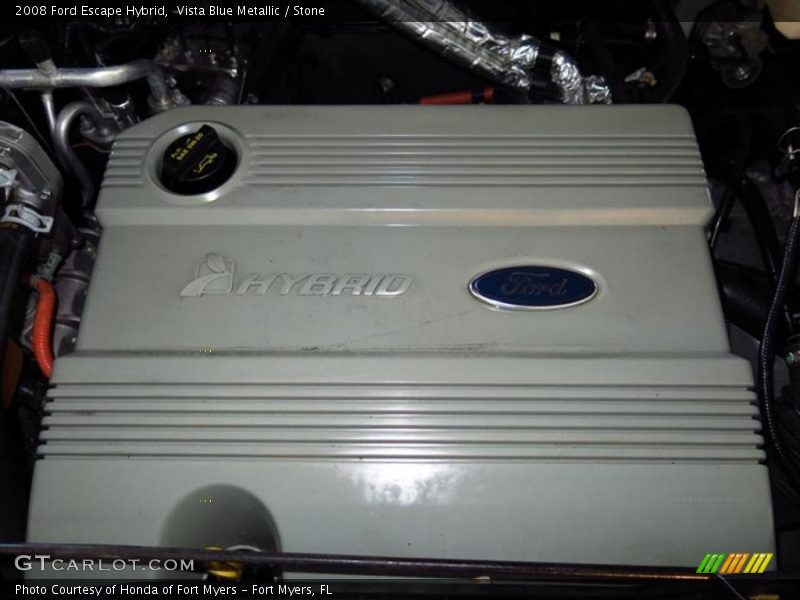 Vista Blue Metallic / Stone 2008 Ford Escape Hybrid