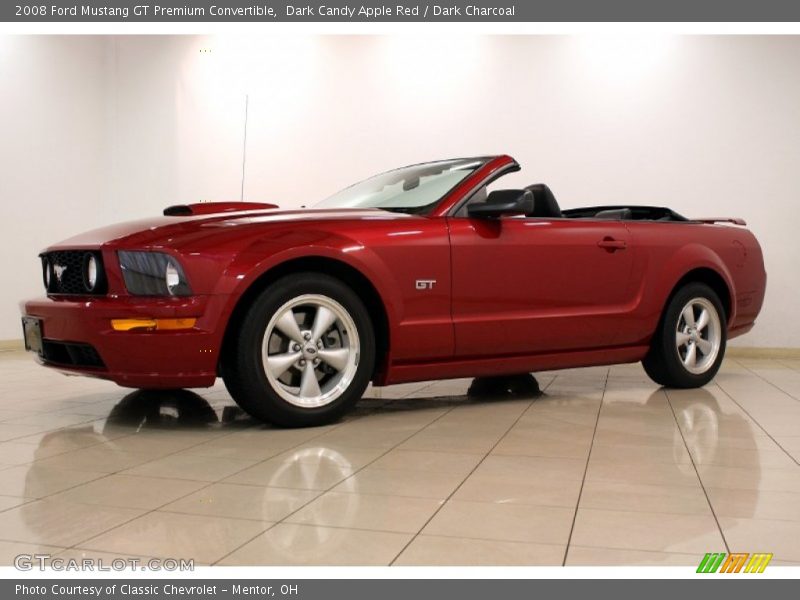  2008 Mustang GT Premium Convertible Dark Candy Apple Red