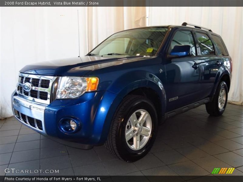 Vista Blue Metallic / Stone 2008 Ford Escape Hybrid