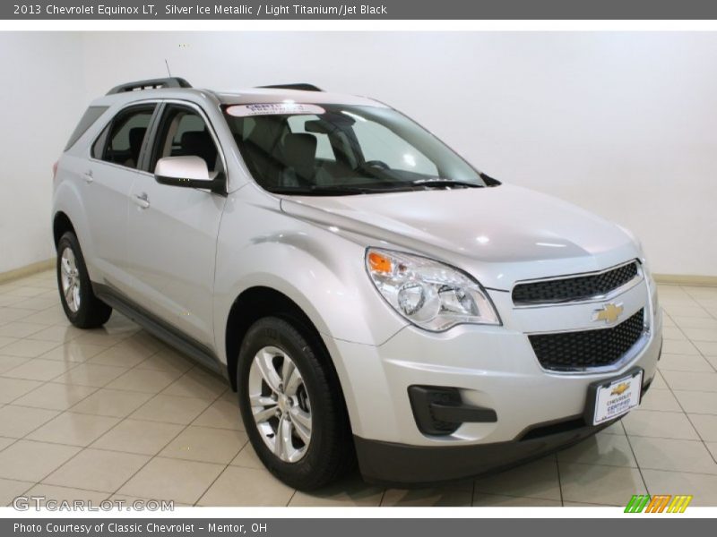 Silver Ice Metallic / Light Titanium/Jet Black 2013 Chevrolet Equinox LT