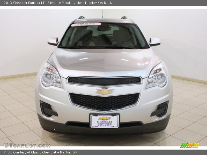 Silver Ice Metallic / Light Titanium/Jet Black 2013 Chevrolet Equinox LT