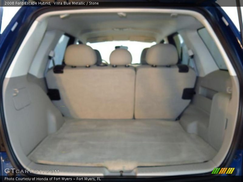 Vista Blue Metallic / Stone 2008 Ford Escape Hybrid