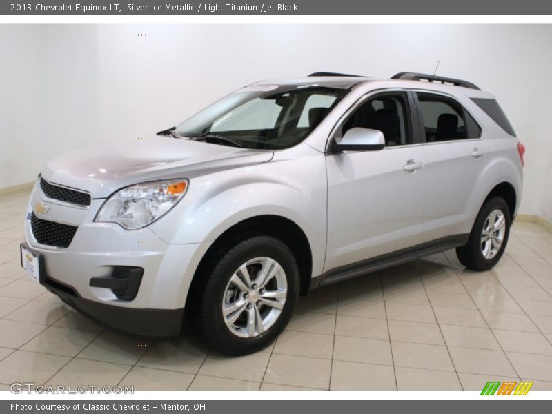 Silver Ice Metallic / Light Titanium/Jet Black 2013 Chevrolet Equinox LT
