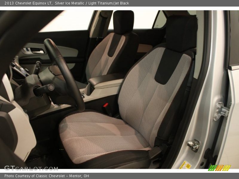 Silver Ice Metallic / Light Titanium/Jet Black 2013 Chevrolet Equinox LT
