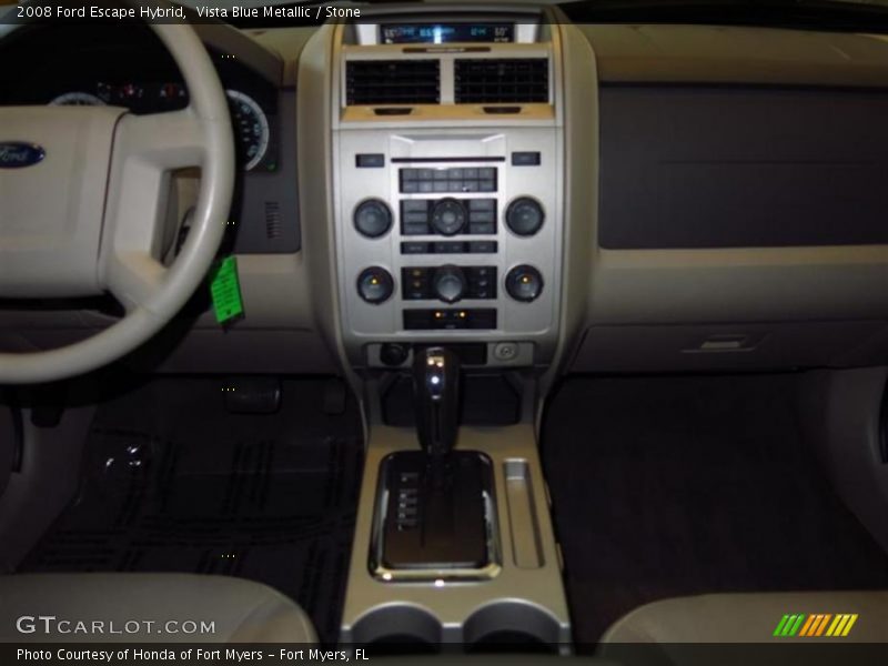 Vista Blue Metallic / Stone 2008 Ford Escape Hybrid