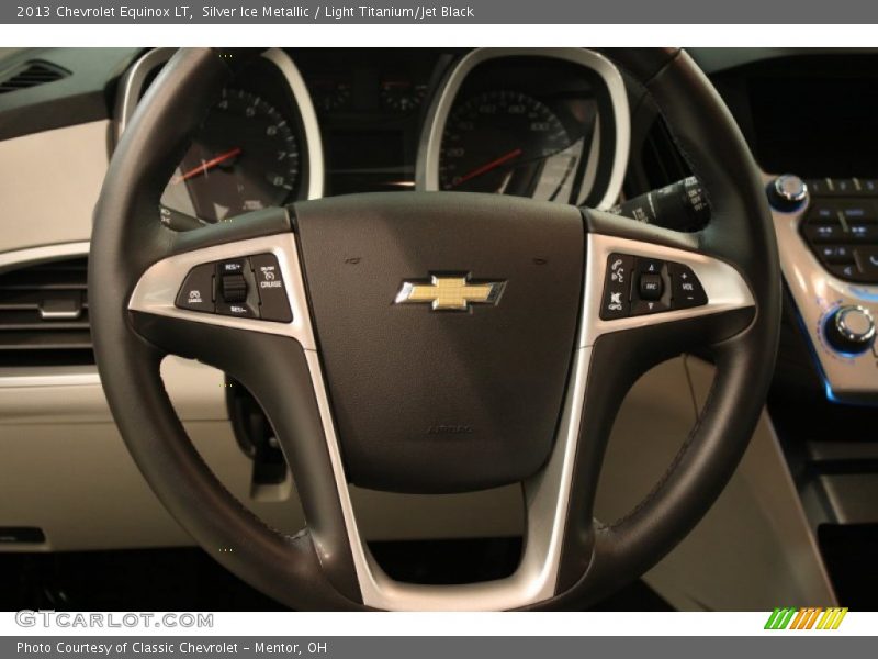 Silver Ice Metallic / Light Titanium/Jet Black 2013 Chevrolet Equinox LT