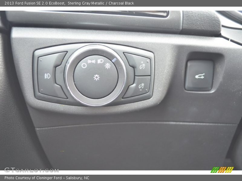 Sterling Gray Metallic / Charcoal Black 2013 Ford Fusion SE 2.0 EcoBoost