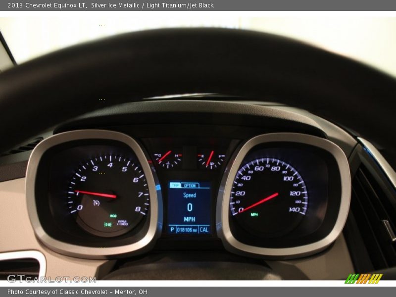 Silver Ice Metallic / Light Titanium/Jet Black 2013 Chevrolet Equinox LT