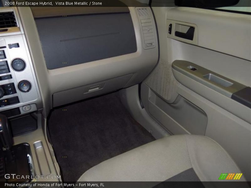 Vista Blue Metallic / Stone 2008 Ford Escape Hybrid