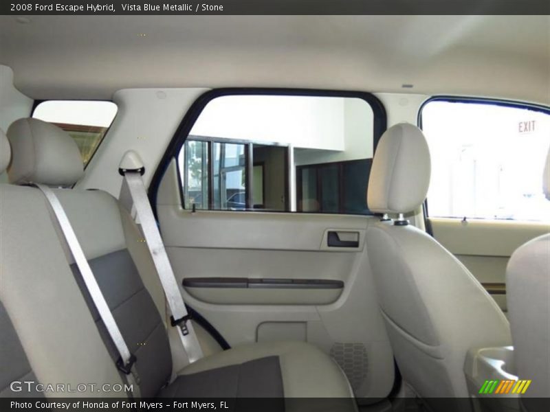 Vista Blue Metallic / Stone 2008 Ford Escape Hybrid