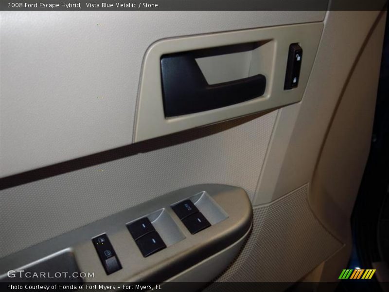 Vista Blue Metallic / Stone 2008 Ford Escape Hybrid