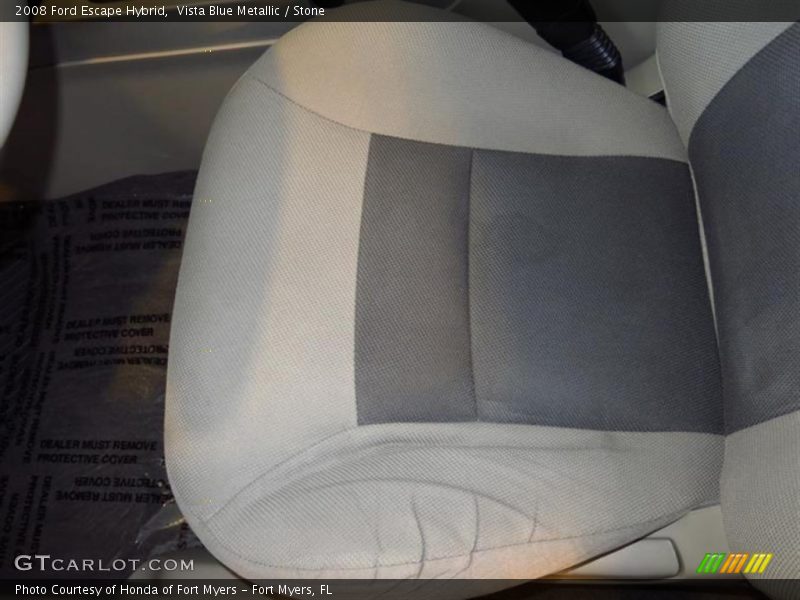 Vista Blue Metallic / Stone 2008 Ford Escape Hybrid