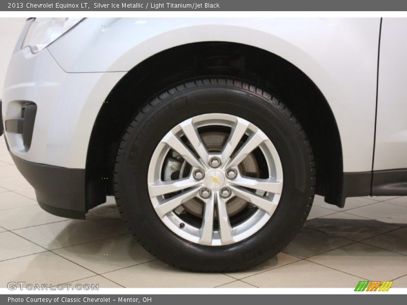 Silver Ice Metallic / Light Titanium/Jet Black 2013 Chevrolet Equinox LT