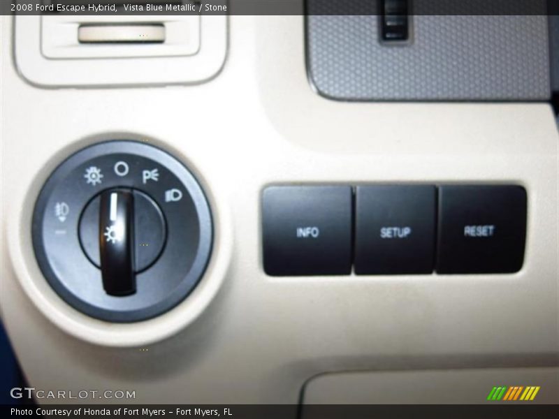 Vista Blue Metallic / Stone 2008 Ford Escape Hybrid