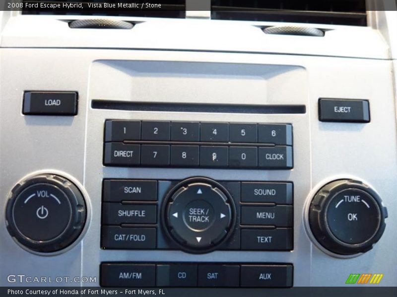 Vista Blue Metallic / Stone 2008 Ford Escape Hybrid