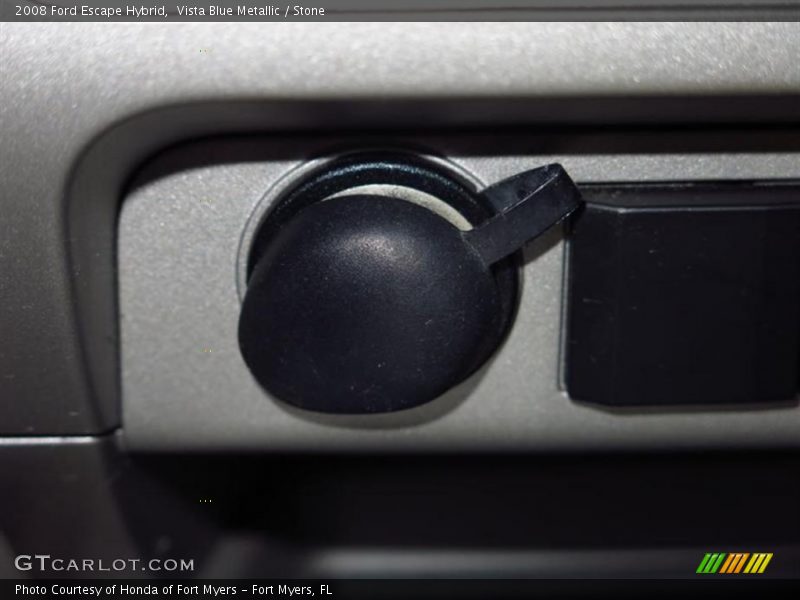 Vista Blue Metallic / Stone 2008 Ford Escape Hybrid