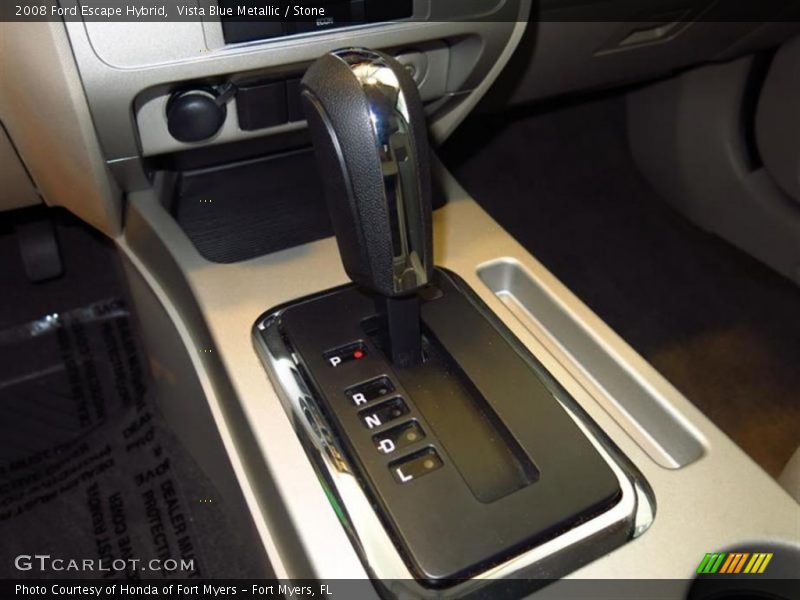 Vista Blue Metallic / Stone 2008 Ford Escape Hybrid