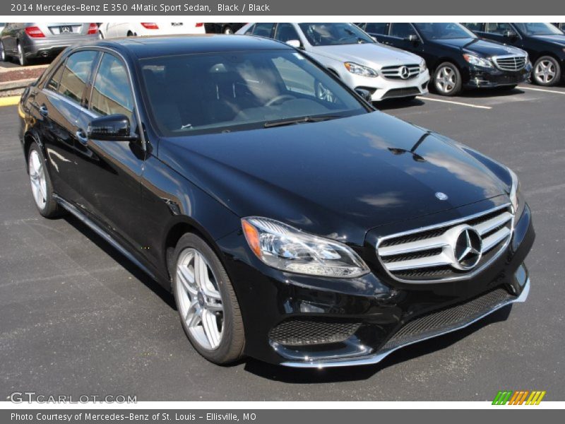 Front 3/4 View of 2014 E 350 4Matic Sport Sedan