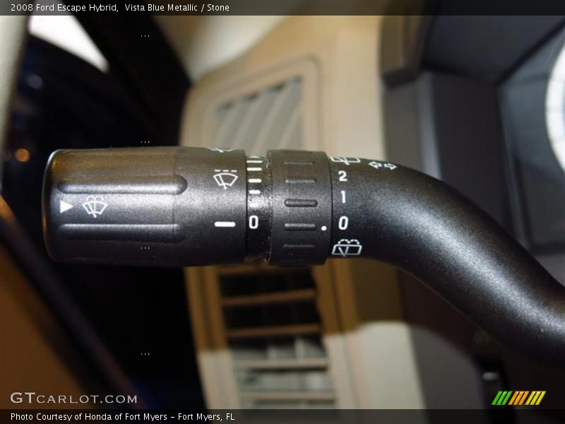 Vista Blue Metallic / Stone 2008 Ford Escape Hybrid
