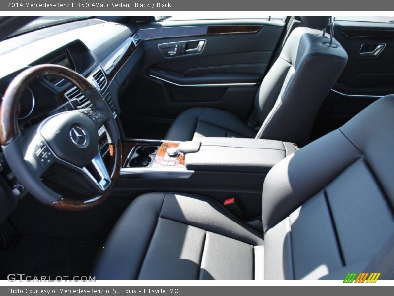 Black / Black 2014 Mercedes-Benz E 350 4Matic Sedan