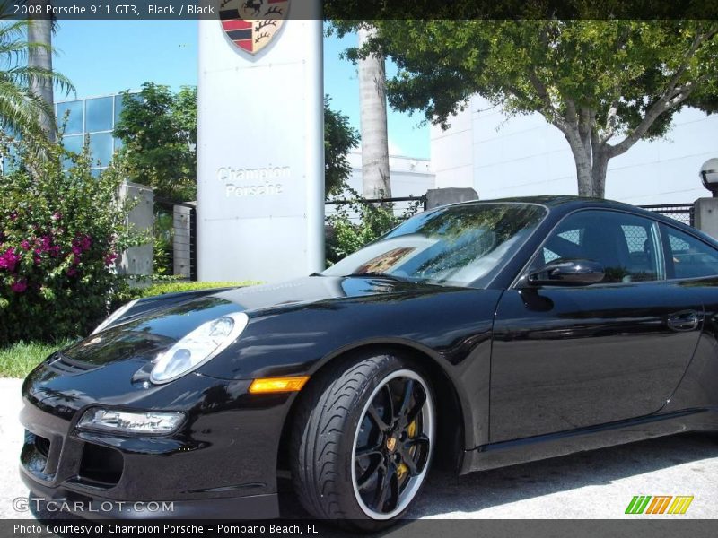 Black / Black 2008 Porsche 911 GT3