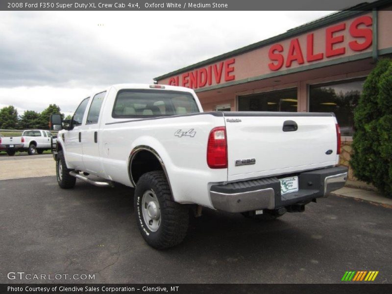 Oxford White / Medium Stone 2008 Ford F350 Super Duty XL Crew Cab 4x4