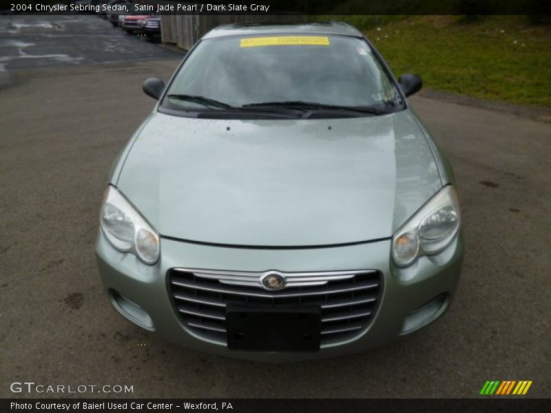 Satin Jade Pearl / Dark Slate Gray 2004 Chrysler Sebring Sedan