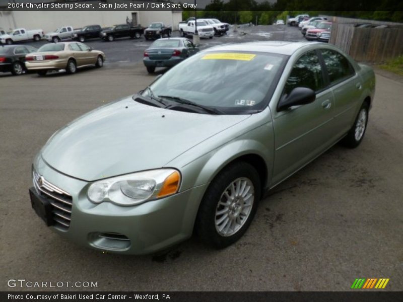 Satin Jade Pearl / Dark Slate Gray 2004 Chrysler Sebring Sedan