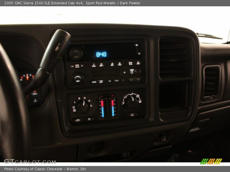 Sport Red Metallic / Dark Pewter 2005 GMC Sierra 1500 SLE Extended Cab 4x4