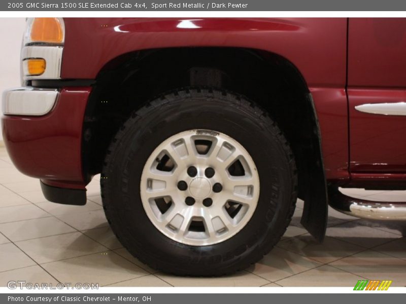 Sport Red Metallic / Dark Pewter 2005 GMC Sierra 1500 SLE Extended Cab 4x4