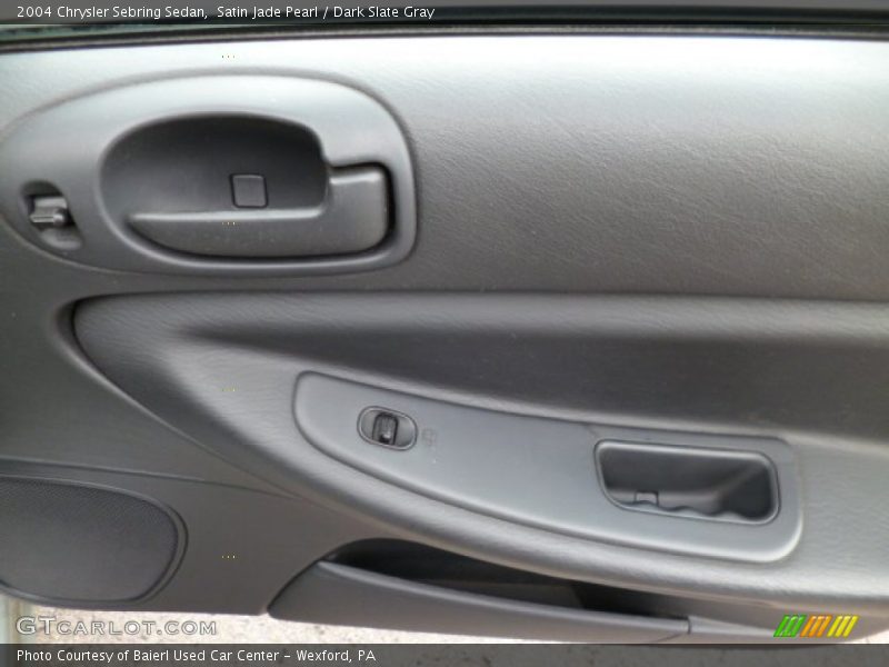 Satin Jade Pearl / Dark Slate Gray 2004 Chrysler Sebring Sedan