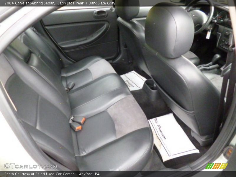 Rear Seat of 2004 Sebring Sedan