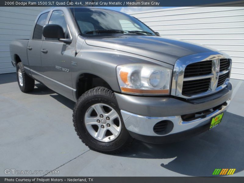 Mineral Gray Metallic / Medium Slate Gray 2006 Dodge Ram 1500 SLT Quad Cab 4x4