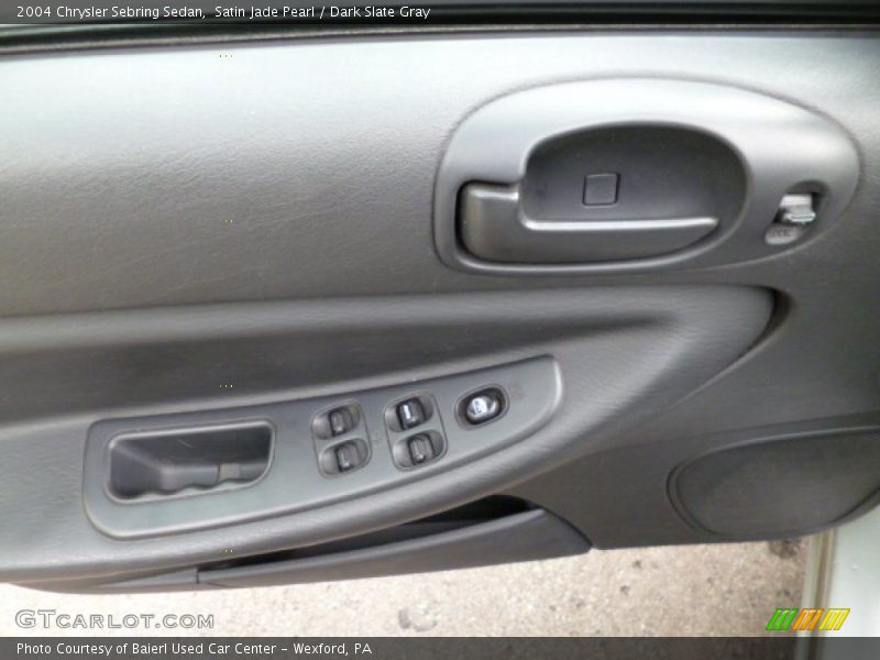 Satin Jade Pearl / Dark Slate Gray 2004 Chrysler Sebring Sedan