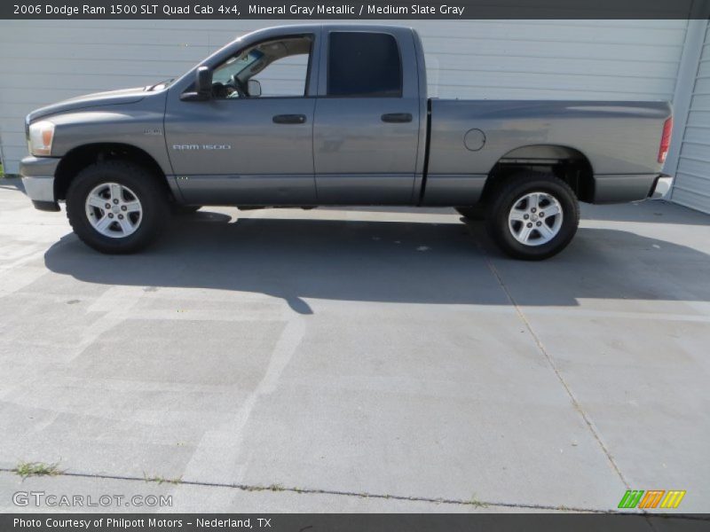 Mineral Gray Metallic / Medium Slate Gray 2006 Dodge Ram 1500 SLT Quad Cab 4x4