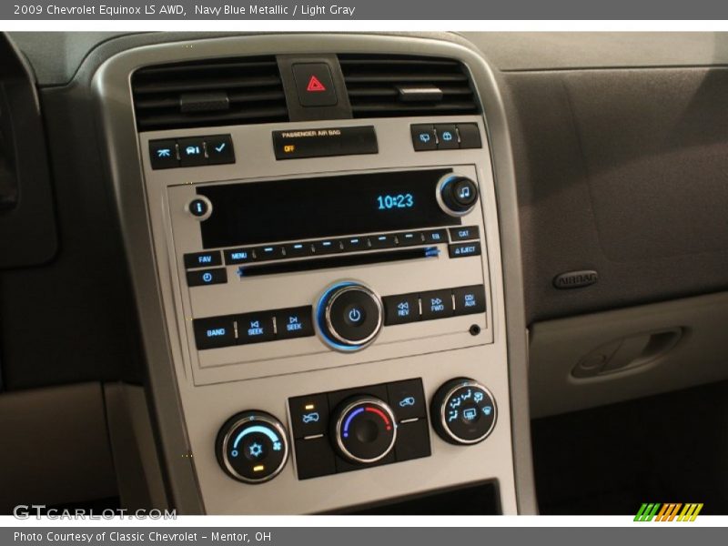 Controls of 2009 Equinox LS AWD